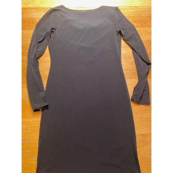 Forever 21 Droop Neck Black Dress-M - Picture 3 of 3
